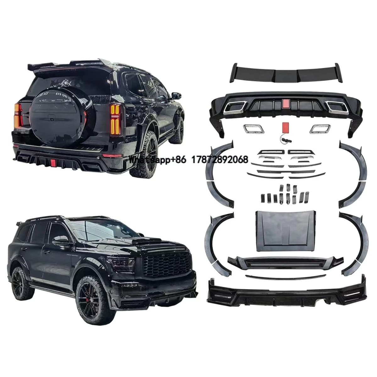 New Arrival Aerodynamic Kit With Front Lip Rear Diffuser Wheel Arch for Tank 500 2022+.
