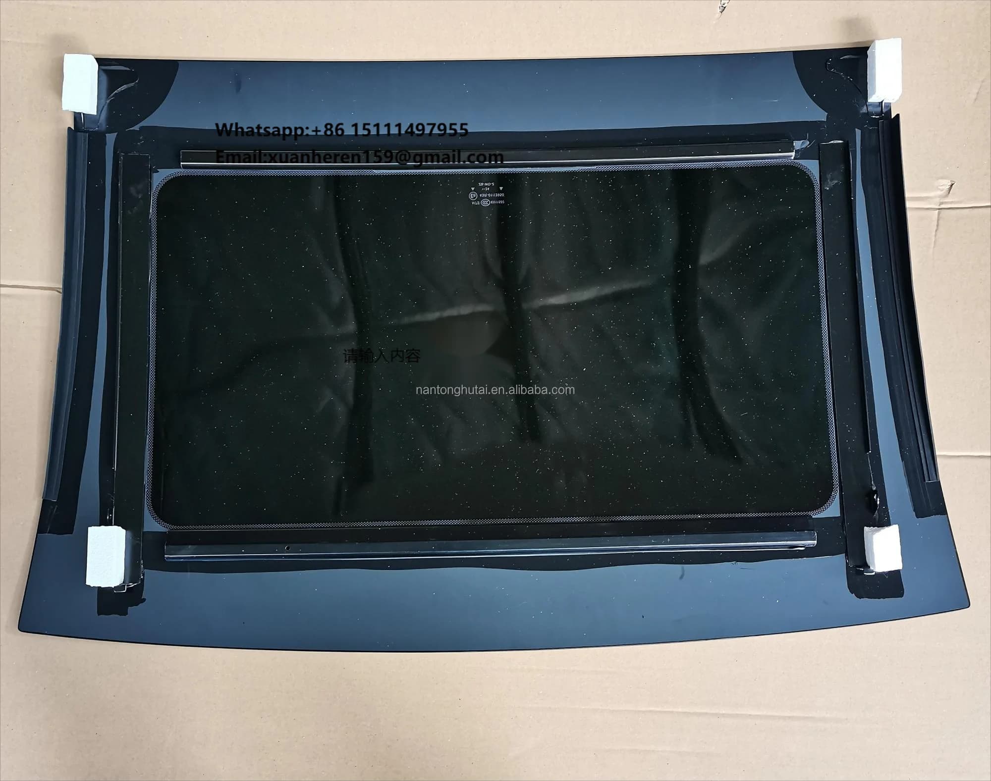 Wholesale Auto Parts Auto Glass for RENAULT LATITUDE/SAMSUNG SM5 4D SEDAN 2010 Middle Sunroof Car Windows