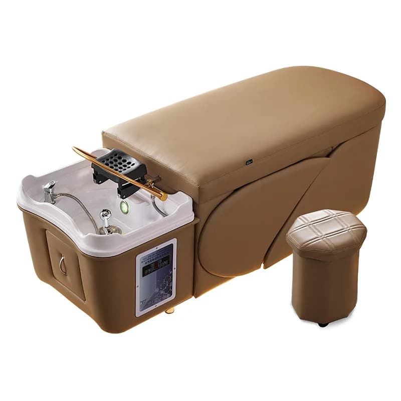 bed Thai flushing bedside treatment water circulation fumigation head care hair salon barber shop special for hairdressing