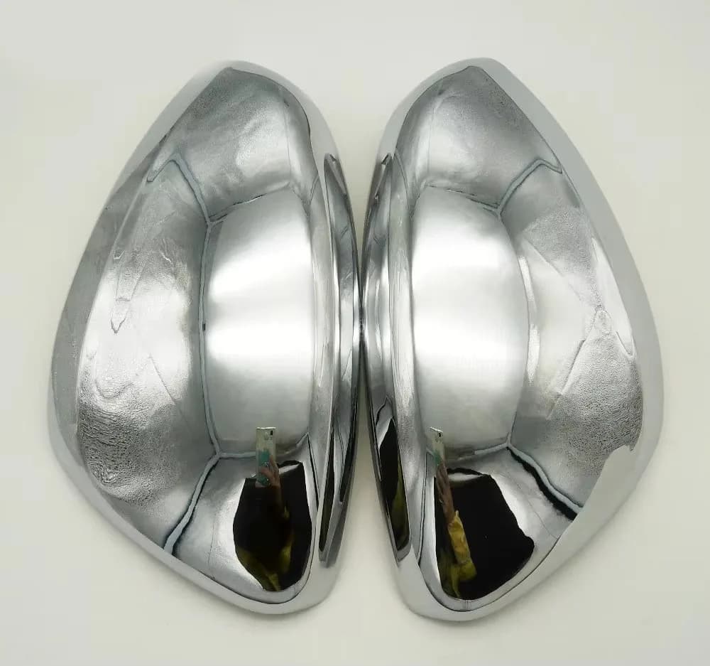Car Stying Fit For Peugeot 301 308 408 508 2008 308S Door Side Wing Mirror Chrome Cover Rear View Cap Accessories