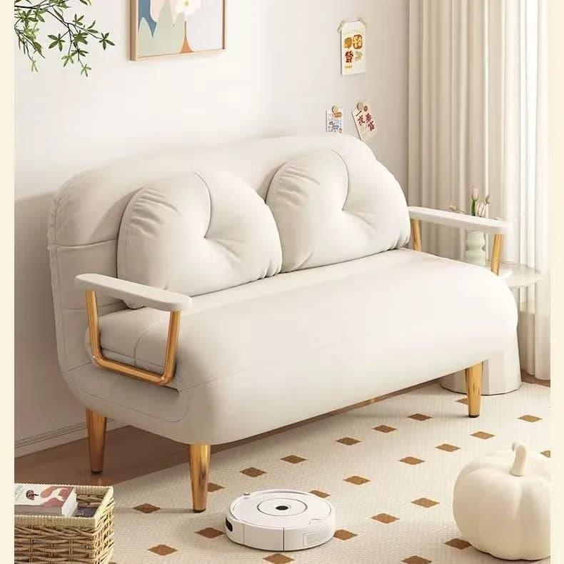 YFY Foldable  Bed New Sofa Bed Single Small Apartment Balcony Living Room  Multifunctional Telescopic