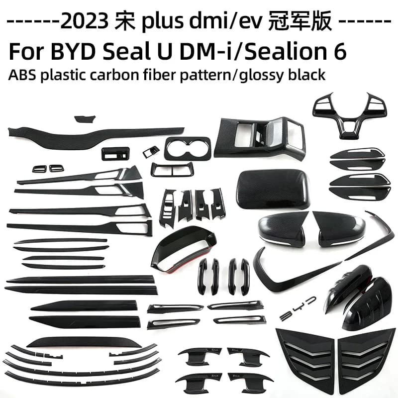 For BYD Seal U Song PLUS Sealion 6 2021-2025 Left-hand Drive ABS Interior Accessories Decorative Cover Trim Stickers Car Styling
