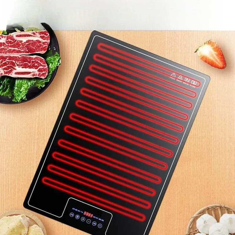 Intelligent thermal insulation household dining table heating board multi-function heater rectangular desktop