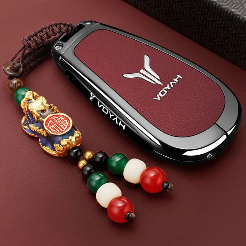 Premium Zinc Alloy Key Cover Case for VOYAH Dreamer (2025) - Protective Key Fob Shell Keychain