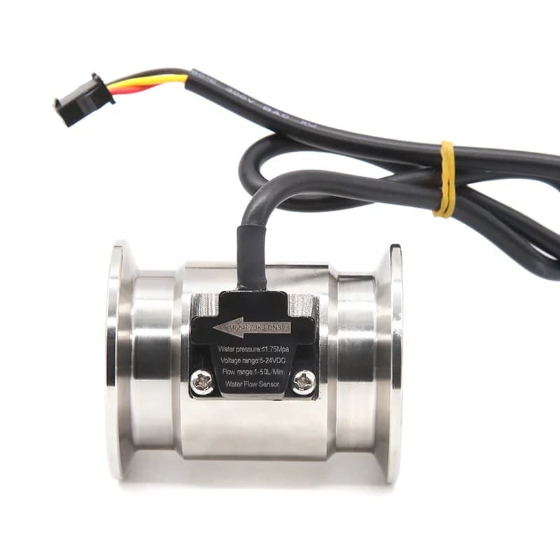 ZJKJ-DN32 Portable Water Purification Filling Flow Meter - 2-50L/min DN32 G1.25 Quick Connect
