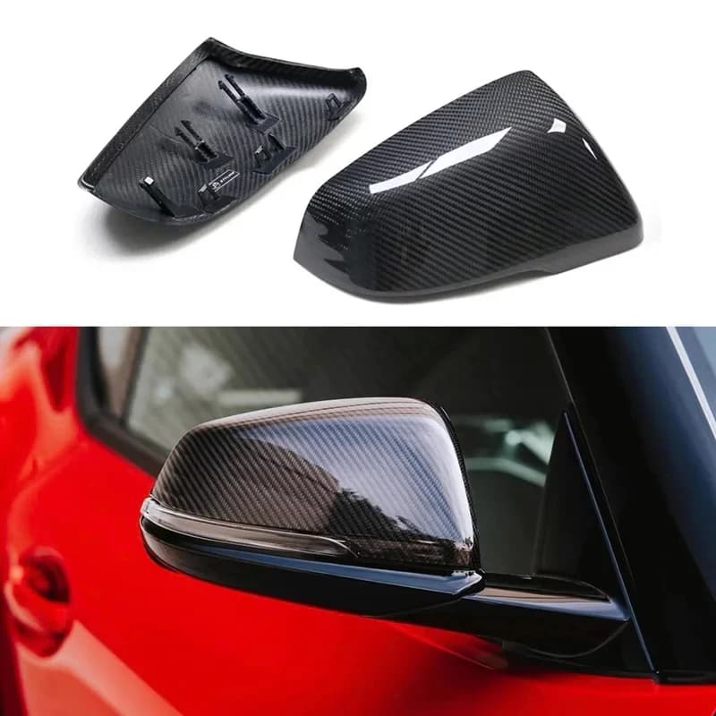 New Dry Carbon Fiber Replacement Oem Style Mirror Covers for Supra A90 A91 Mkv J29 Mirror Cap