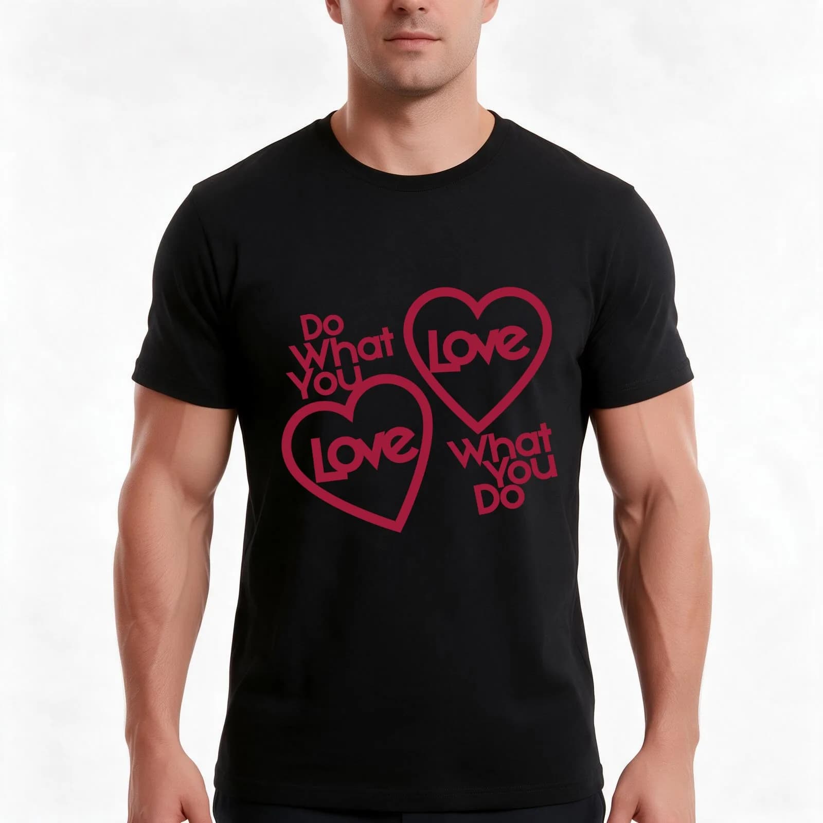 Do What You Love, Love What You Do T-Shirt, Summer Casual Cotton Tee, Oversized Streetwear Tops, Vintage Graphic Print