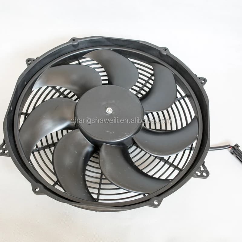 2026 Truck And Bus Air Conditioning System 24V DC Axial Fan Blower 16 Inch Condenser Fan Bus/Coach/Truck LNF2216N