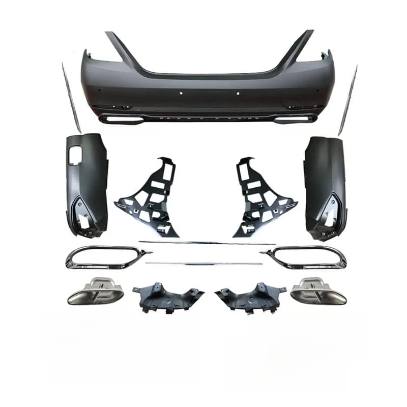 Hot selling High Quality PP Material Automotive Upgrade Parts for 2018-2013 Update Body Kit Bumper