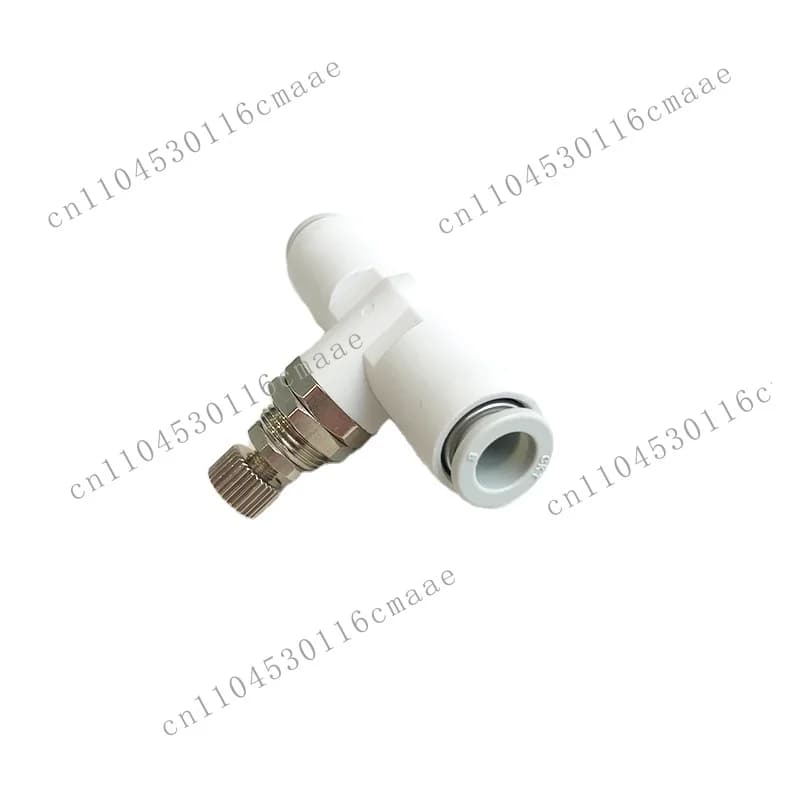 Industrial machinery parts Pneumatic components Tubular throttle valve Pneumatic speed control valve