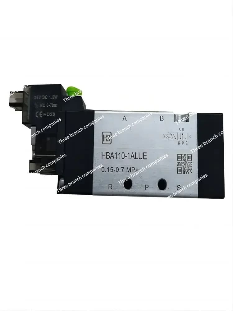 Hengbo Solenoid Valve HBA110-1ALUE/HBA210-1ALUE Pneumatic Reversing Valve Set Five-Position Two-Way