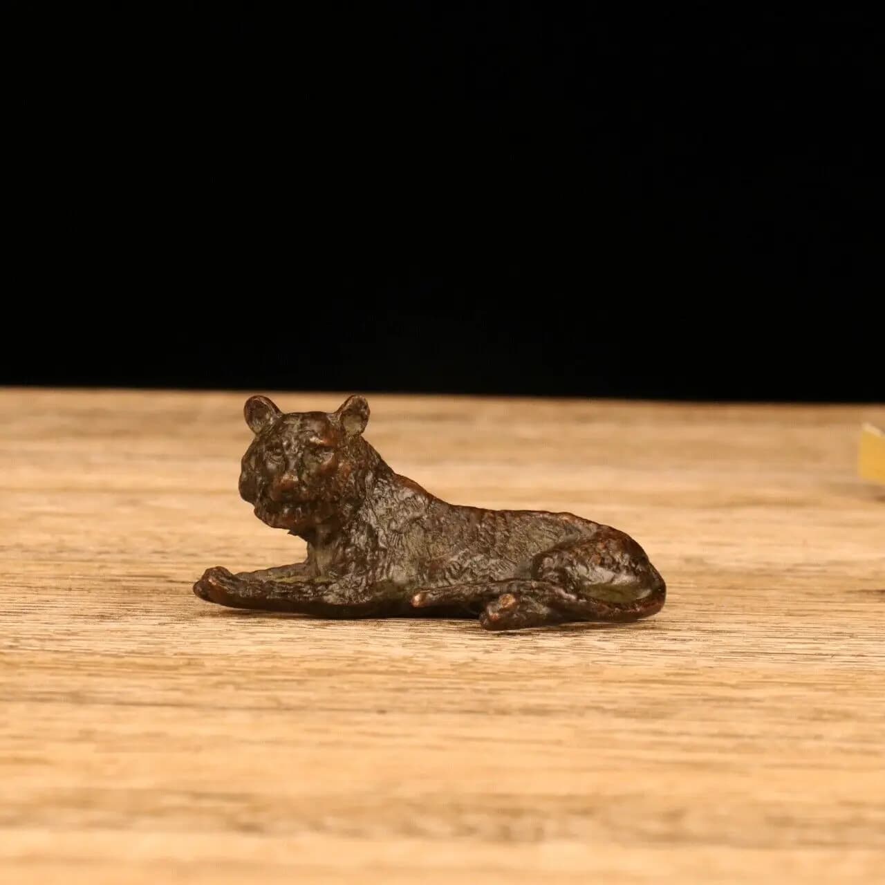 Collection of Chinese Ancient Bronze Little Tiger Statue Ornaments