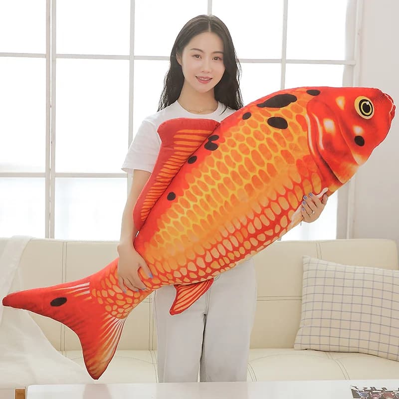 Creative Funny Goldfish Pillow Living Room Sofa Cushion Cushion. Soft Pillows Bed