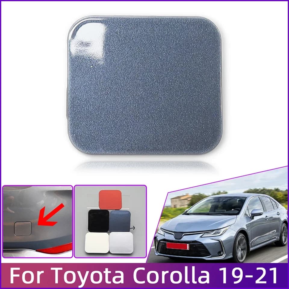 Car Accessories Rear Bumper Towing Hook Eye Cover Lid for Toyota Corolla 2019 2020 2021 Tow Hook Hauling Trailer Cap Garnish