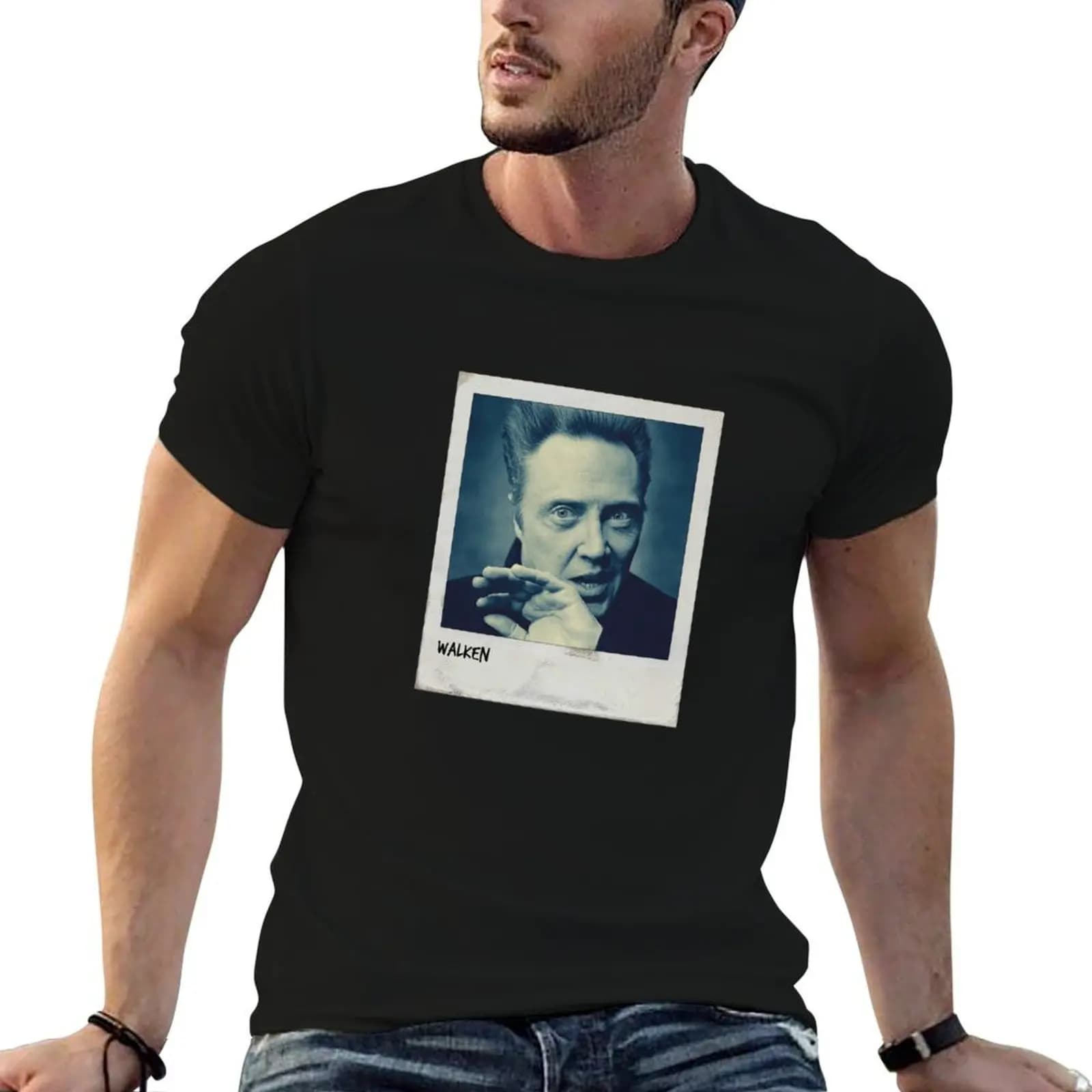 Christopher Walken T-Shirt topping vintage anime shirt mens funny t shirts