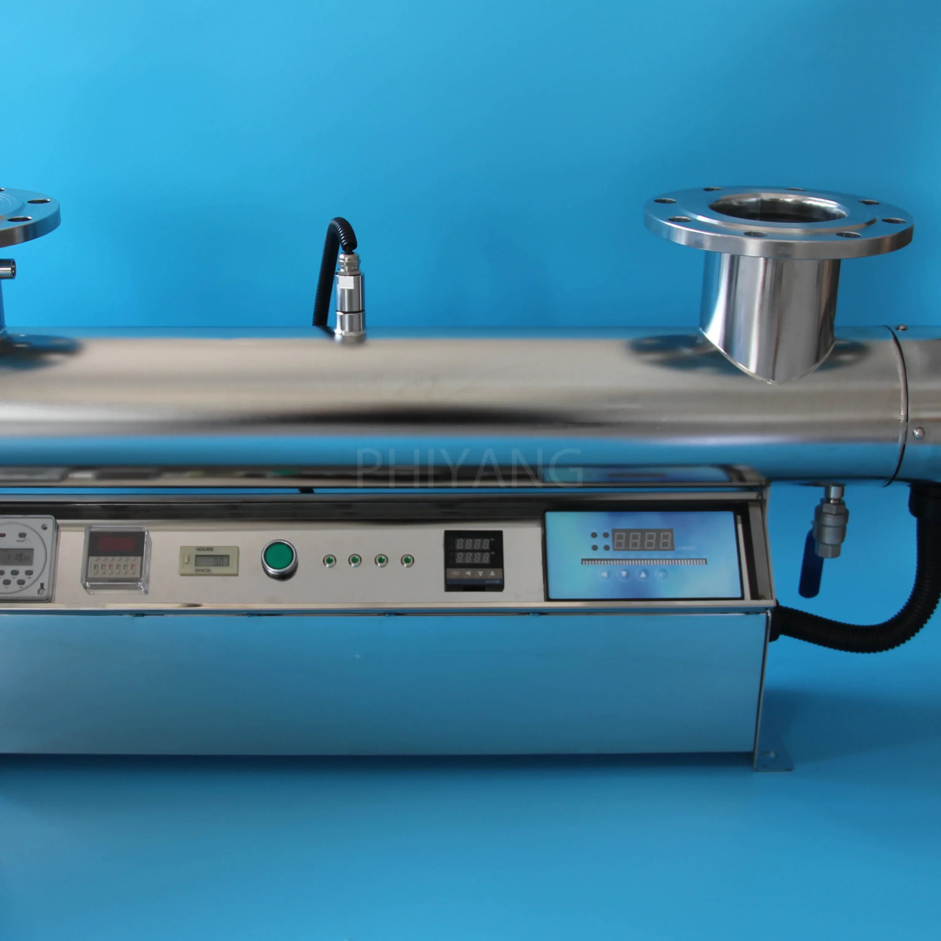 316SS 110V Auto Cleaning Function Uv Water Filter System Agua Disinfect Industrial Equipment  for Fish Pond Swimming Pool