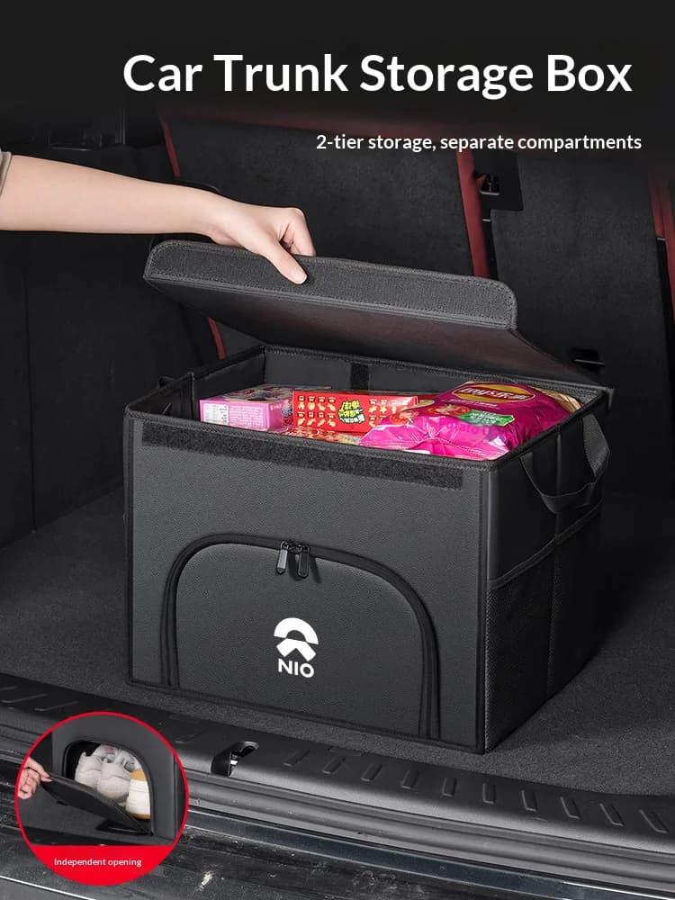Car trunk large capacity Foldable storage box shoe storage organizing box For NIO ET5 ES6 EC6 ES8 EC7 ET9 ET7 ES7 EVE EP9 ET5T