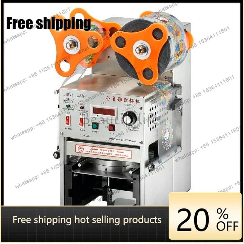Automatic sealing machine Milk tea shop beverage 95 sealing machine