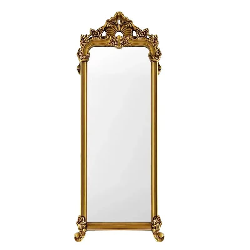 WINER M & G European 4mm Silver Mirror Polyurethane Plastic Frame Dressing Mirror
