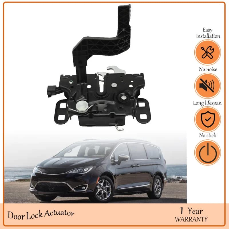 Front Side Hood Latch Lock Assembly, Replacement for Chrysler Pacifica 2017-2021 Pacifica AWD 119 WB 2022,oem 68237953 AF