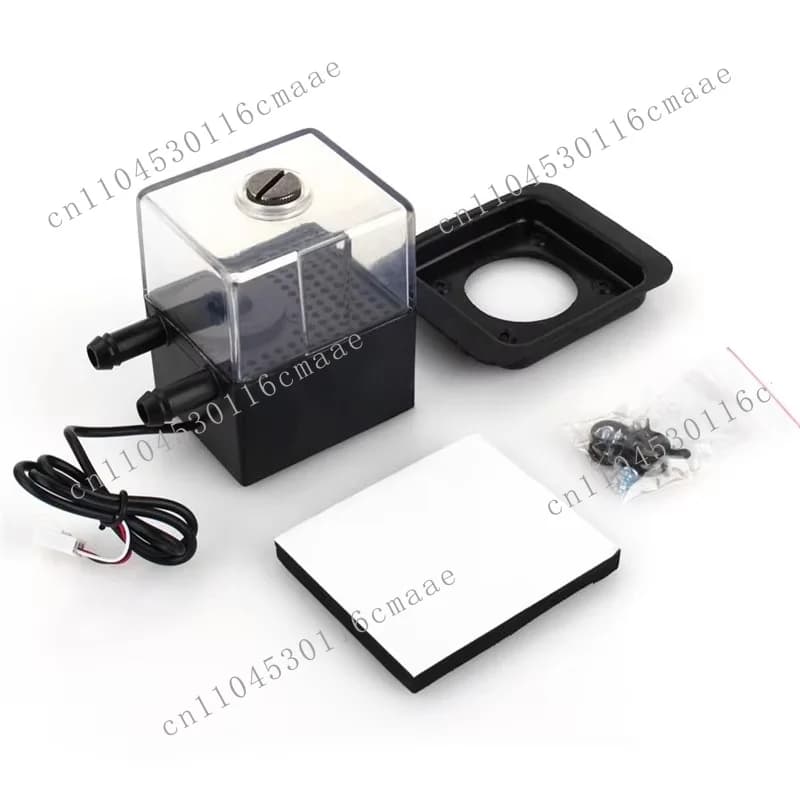 Electrics-SC-300T 12V DC ultra-quiet water pump water tank, suitable for PC CPU cooling mini pump container