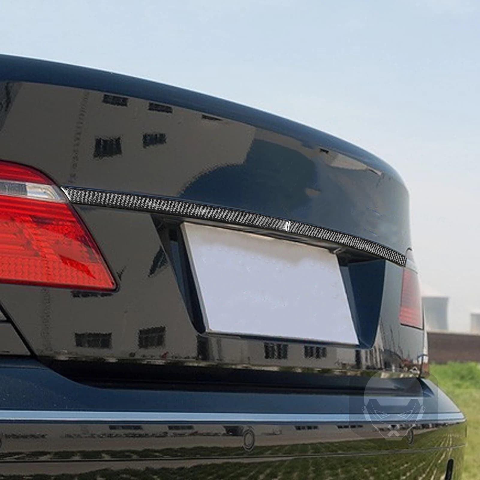 For BMW 7 Series E65 E66 2002-2008 Carbon Fiber Exterior Protective Panel Trim Strips Car Exterior Decor Accessories Sticker