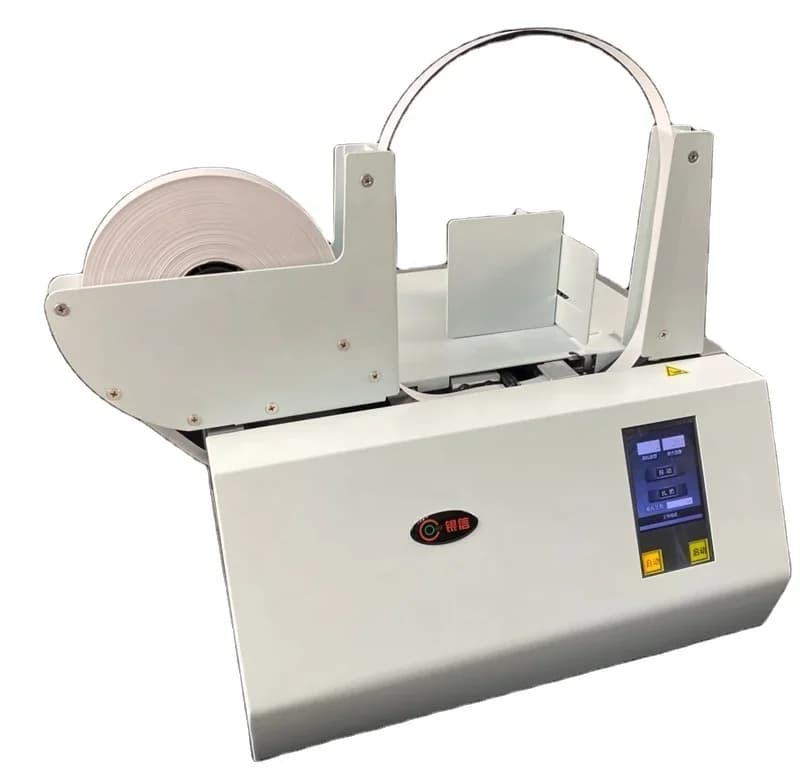 Width Film and Paper Strap Currency Banding Machine Tabletop Strapping Machine Automatic