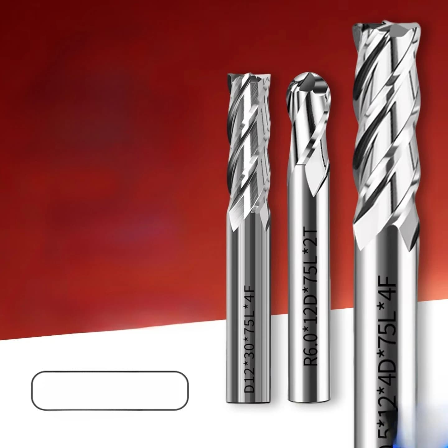 75 Degree CerMet Carbide Milling Cutter Nose Ball Cutter Flat Cutter End Mill High Finish Super Hard CNC Engraving ODM OEM