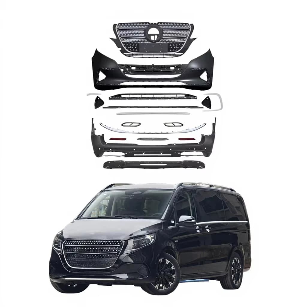 Factory Price for Mercedes benz V Class Vito W447 2014-2023 Change to 2024 New Design Body Kits Grilles Bumper Headlight