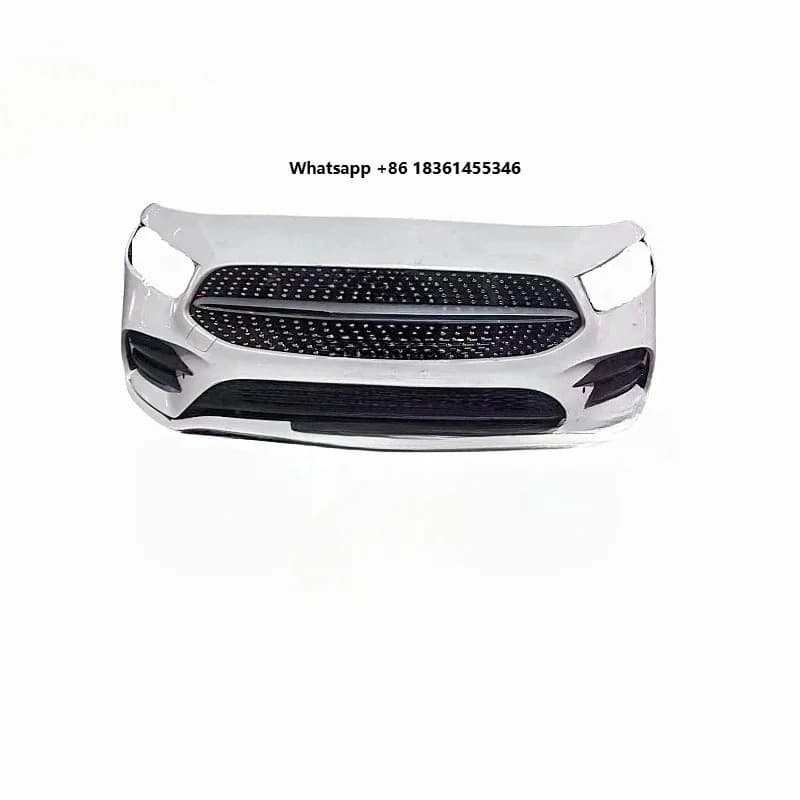 For  A-Class 177 2019-2022 Front Bumper Grille Assembly  Plastic+ABS Bolt-On High Quality 1 Year Warranty