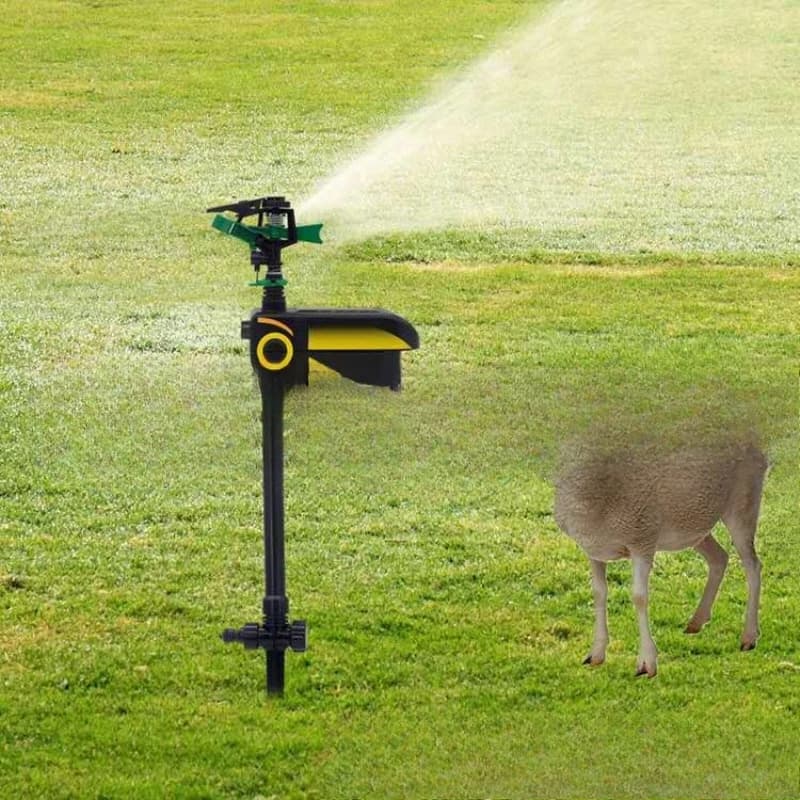Garden solar panels, automatic sensing animal repellent garden sprinkler tool automatic