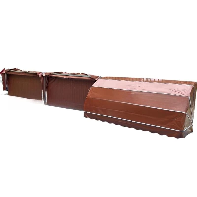 Outdoor storage canopy against the wall, sunshade, rain and sunscreen canopy