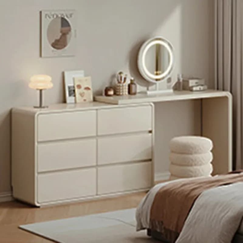 Chinese Style Fashion Vanity Table White Cute Modern Aesthetic Cheap Safe Dressing Table Luxury Vestidores Ornaments Home Decor