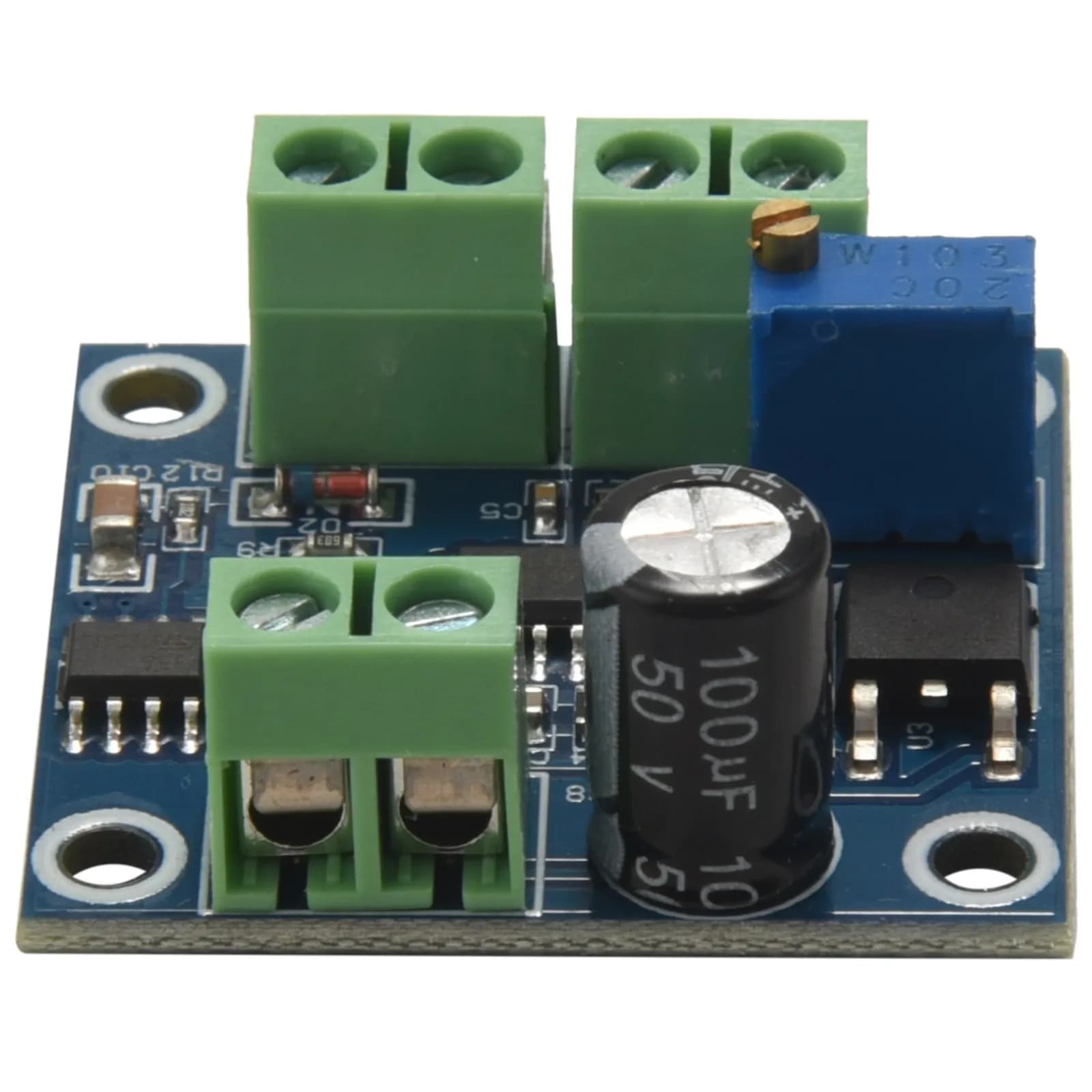 2Pcs Frequency Voltage Converter 0-1KHz to 0-10V Digital Analog Signal Conversion Module