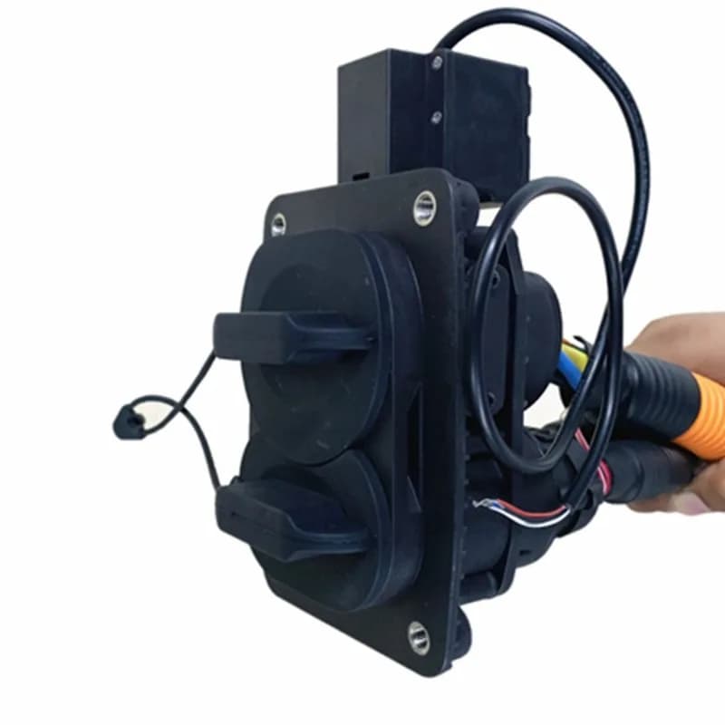 6 2196-3 New Energy Electric Vehicle European Standard DC Charging Socket with Cable CCS Combo2 Charging Socket