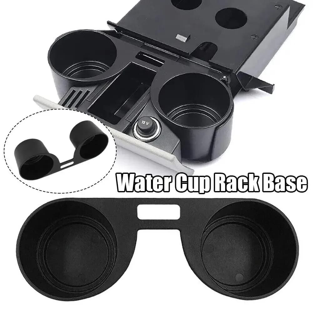 1Pc 2 SLOTS AUTO CUP HOLDER REPLACEMENT PART REPLACE YOUR BROKEN FOR VW TRANSPORTER T5 T5.1 7H285860130T Car Front Cup Holder