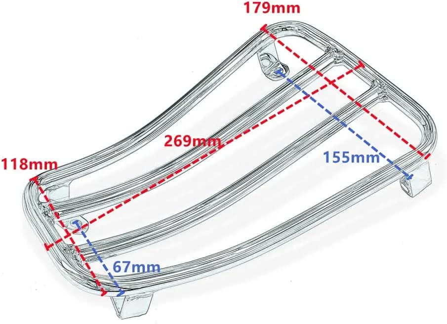 2pcs For VESPAs Motorcycle Accessories Aluminums Front Pedal Board Luggages Storage Rack Bracket For VESPAs GTS 250 300