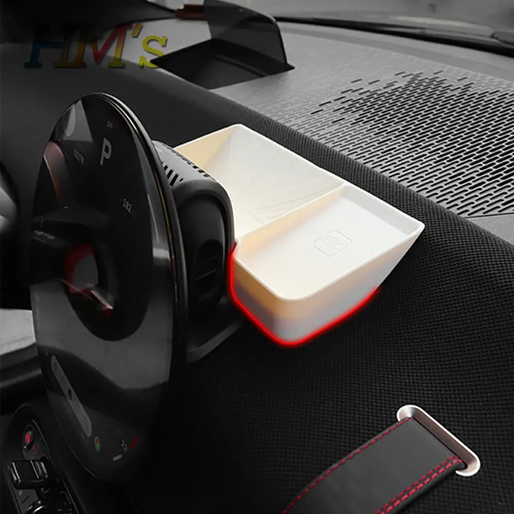 Car Accessories For Mini Cooper J01 Countryman 2024 2025 Screen Rear Storage Box Organizer Magnetic Storage Anti-Slip Mat