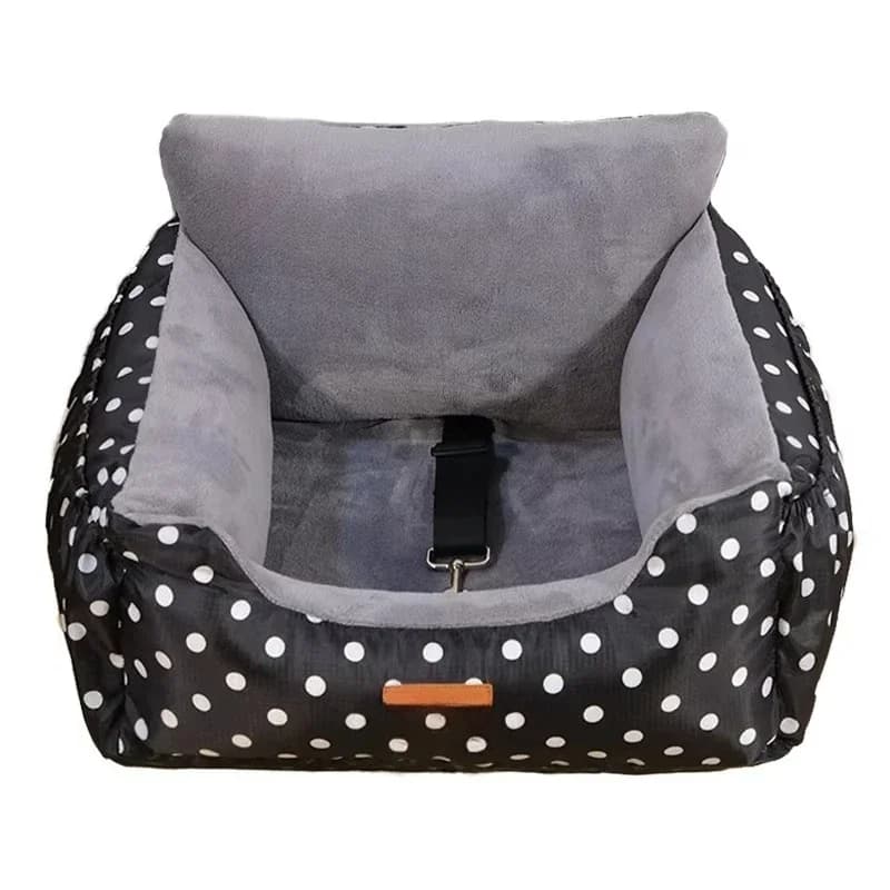 Luxury waterproof pet dog cat car seat cushion cover Oxford nylon polyester belt animal pattern safety belt travel bed