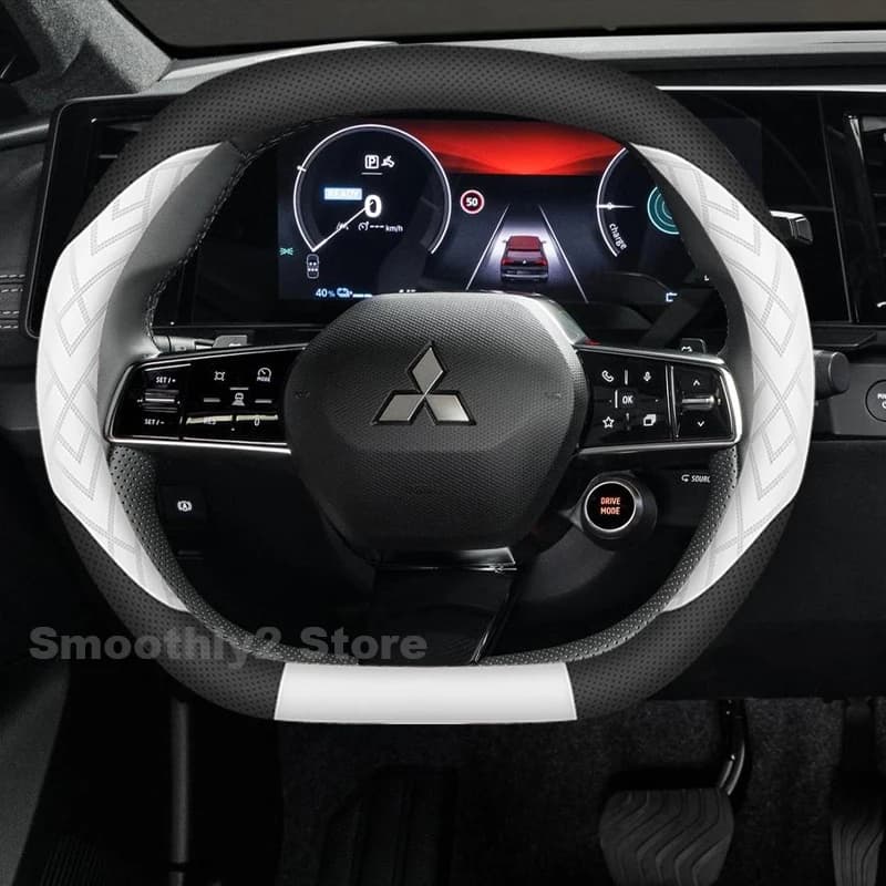 Leather Car Steering Wheel Cover For NEW Mitsubishi Eclipse Cross EV 2025 wear-resistant Covers For Covers Auto Accessories 2026