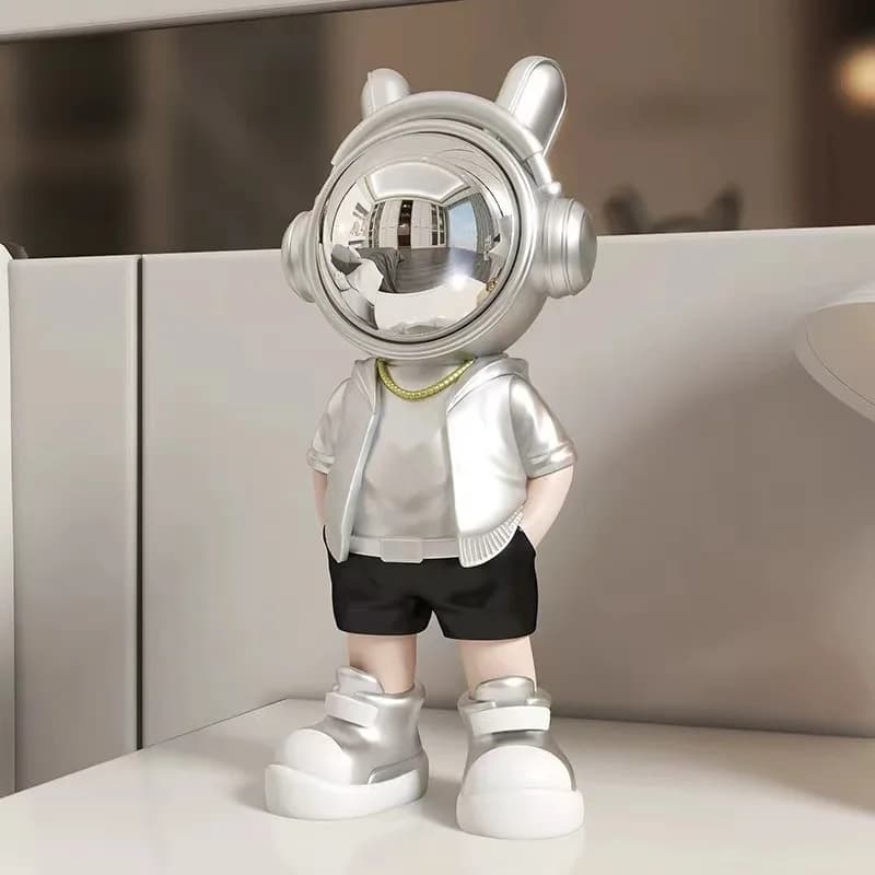 Creative Astronaut Resin Astronaut Image Light Luxury Decoration Image Statue Desktop Design Astronaut Image Ornament