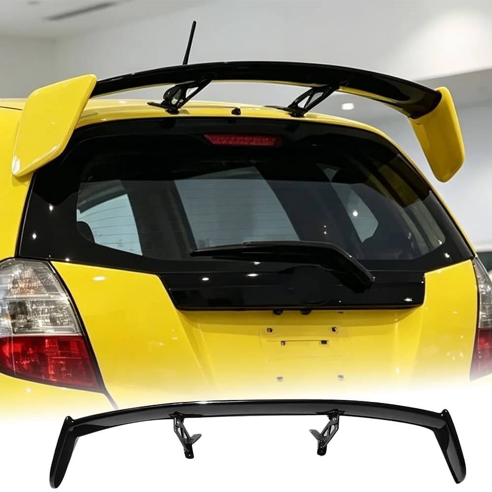for Honda Fit Honda Jazz 100% carbon brazing unpainted rear spoiler luggage compartment rear wing car modification accessories