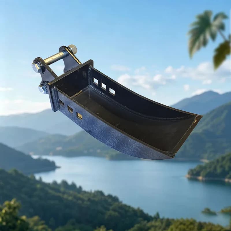 Excavator extended arm double tooth scarifier, wear-resistant bucket hook, mine hard soil rock crushing accessory