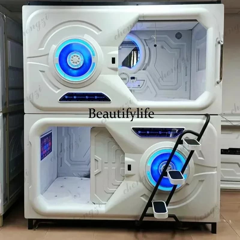 Indoor space capsule capsule upper and lower bunk sleep space capsule bed lower household single bed