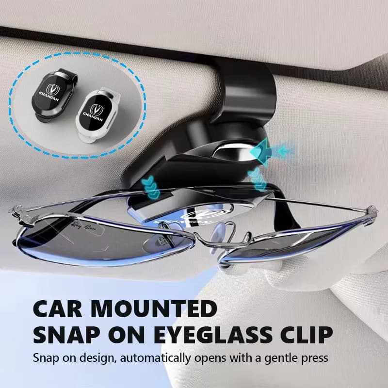 Car Sun Visor Sunglasses Clip Glasses Holder For Changan CS75 PLUS CS55 PLUS UNI‑S Eado Plus CS35 PLUS Alsvin PLUS UNI‑V UNI‑T