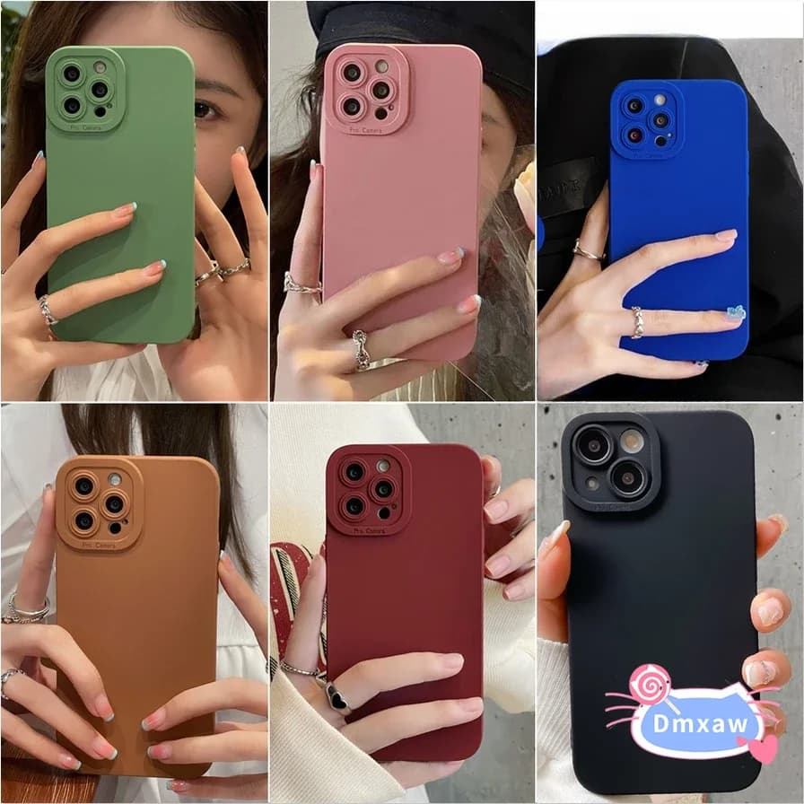 For OPPO A5 A3 Pro A3 4G 5G A3X A60 Reno 13f 12f 12 11 Pro 11f 5Z 2 2Z 2F A93 A94 A95 A74 4G Cover Solid Color Matte Soft Case