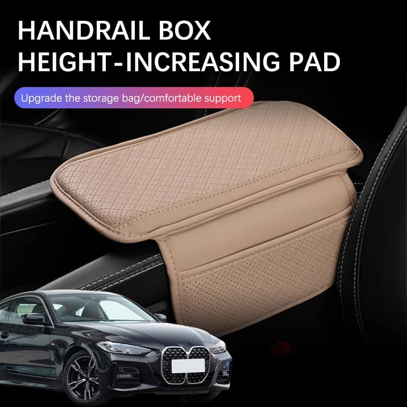 Leather Car Armrest Mat Organizer Center Console Auto Armrests Storage Bag Car Accessories For BMW 4 Series F32 F33 F36 G22 G26