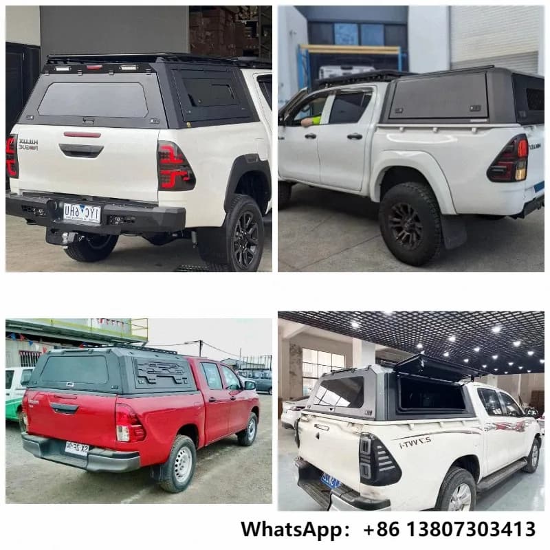 4x4 Pickup Aluminum Canopy Foldable Truck Hard Top Canopy for Toyota Hilux Revo Vigo Car Truck Topper Bed Canopy