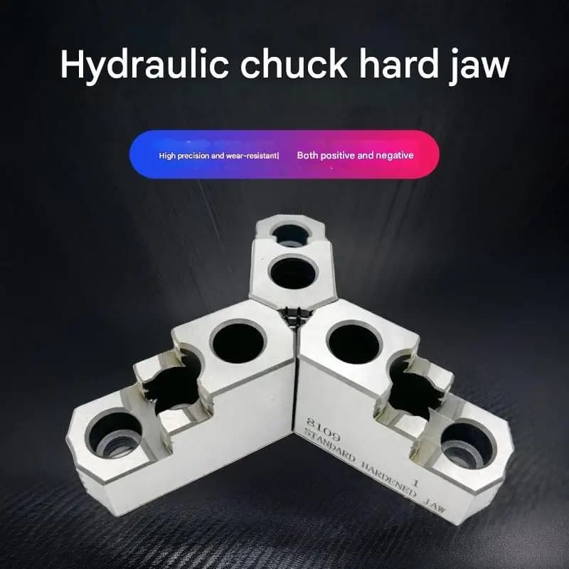 Sanchuan hydraulic chuck hard claw oil pressure hard 6inch quenching three-claw positive and negative strong hard tools