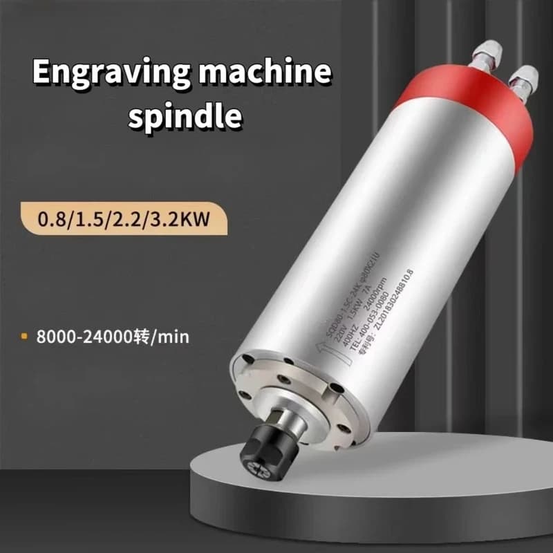 Wood Engraving .Kw ER 000Rpm Cooled Hine Spindle